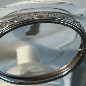 Elegant Silver Bangle Bracelet